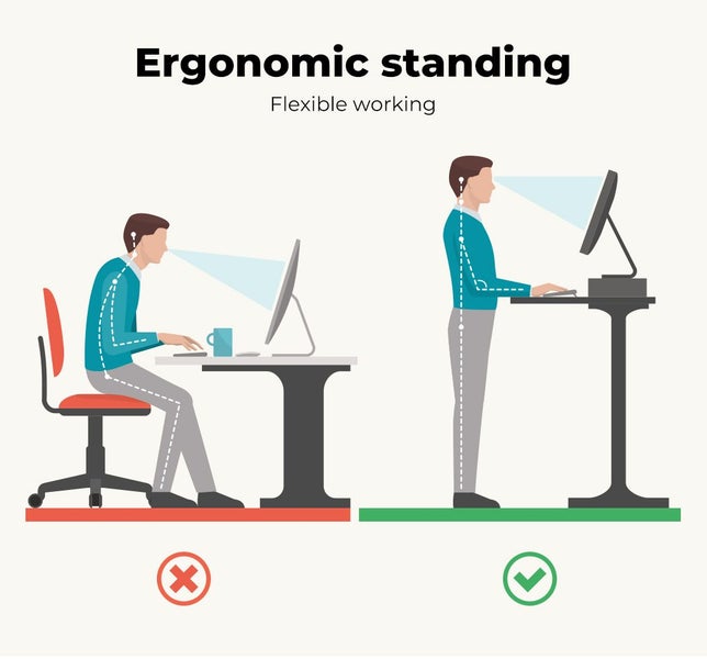 Levede Motorised Standing Desk Frame Only Single Motor Height Adjustable Carousel 2