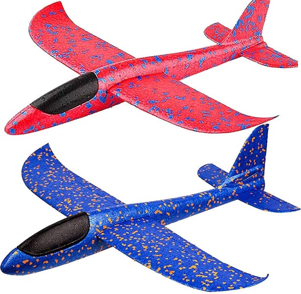 2pc Foam Airplane Ultralight Handthrown Handthrown Aircraft Model Childrens Thr Carousel 1