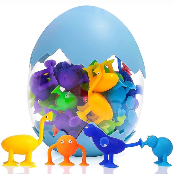 Suction Cup Funny Toy With Eggshell Storage Sticky Decompression Relief Anxiety Carousel 1