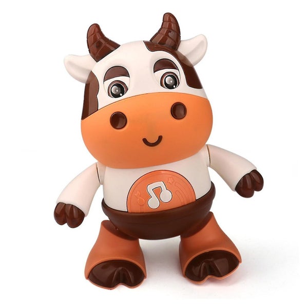 Electric Dancing Cow Can Sing And Dance Swinging Lights Music Children's Robot Carousel 1