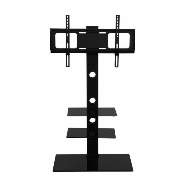 Artiss Floor Tv Stand Bracket Mount Swivel Height Adjustable 32 to 70 Inch Black Carousel 1