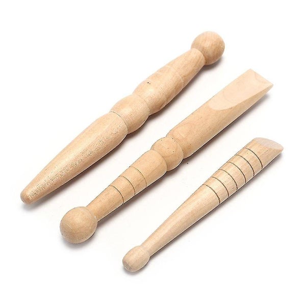 Wooden Foot Body Massage Stick Relieve Pain Relax Tool Acupuncture Foot Carousel 1