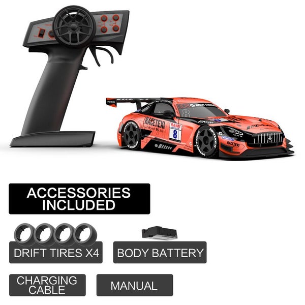 1/16 RC Car 4WD 30Km/H On Road Drift Truck LED Carousel 1