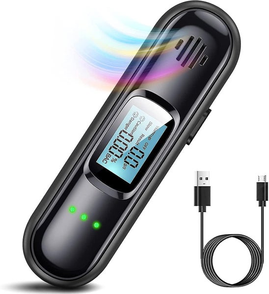 Breathalyzer Portable Electronic Breathalyzer With Lcd Display Screen Non-conta Carousel 1