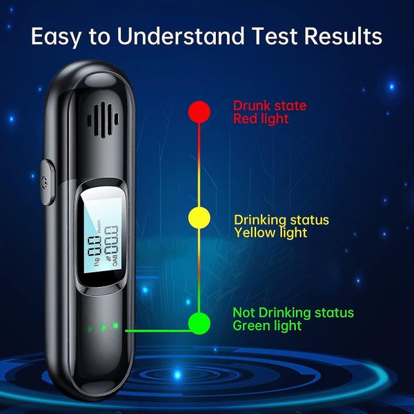 Breathalyzer Portable Electronic Breathalyzer With Lcd Display Screen Non-conta Carousel 5