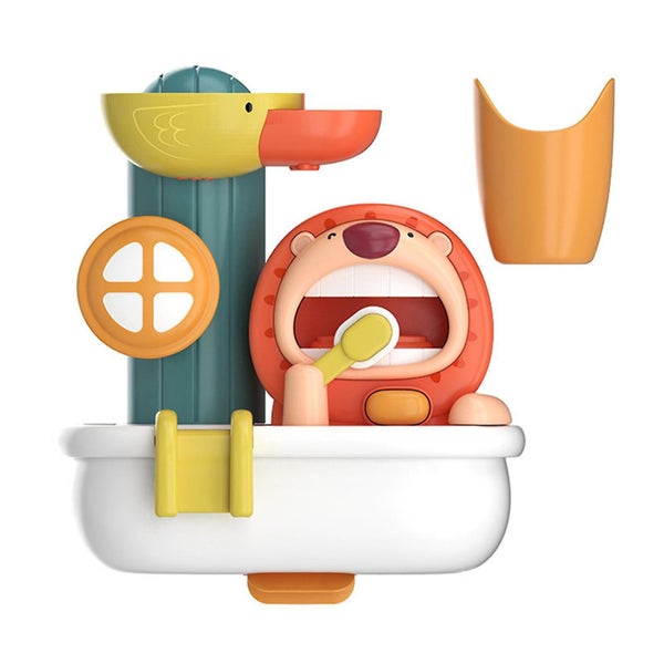 Bath Toy Bubble Makers Bubble Blowing Products Cartoon Animal Shape With Sucker Carousel 1