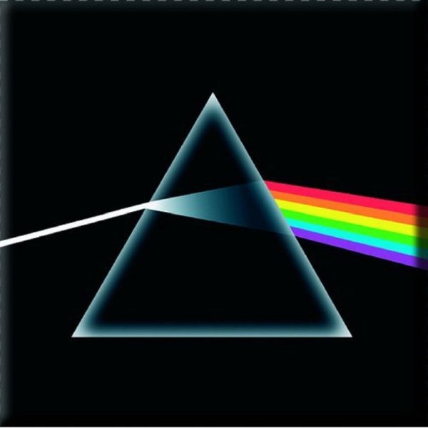 Pink Floyd Fridge Magnet Dark Side of the Moon new Official 76mm x 76mm Carousel 1