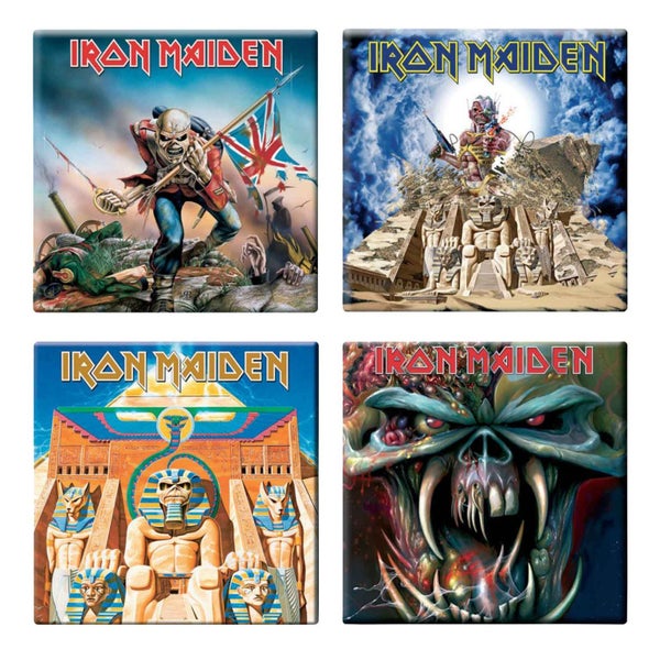 Iron Maiden 4 x Fridge Magnet Albums final frontier various designs new set Carousel 1