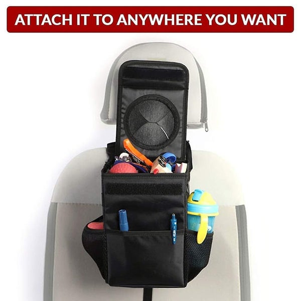 Hanging Car Trash Can Car Trash Can With Lid And Storage Bag 100% Sealed Car Tr Carousel 5