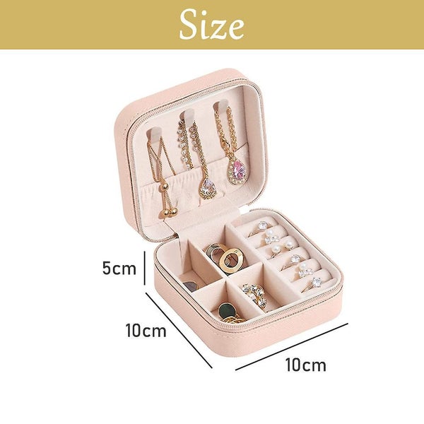 Mini Jewelry Travel Case small Travel Jewelry Organizer Portable Jewelry Box Tr Carousel 2