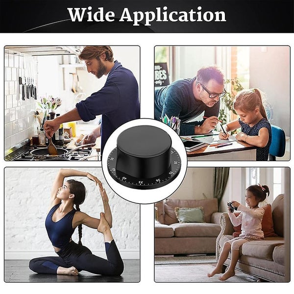 Kitchen Timer Chef Cooking Timer Clock With Loud Alarm Mechanical - Magnetic Ba Carousel 5