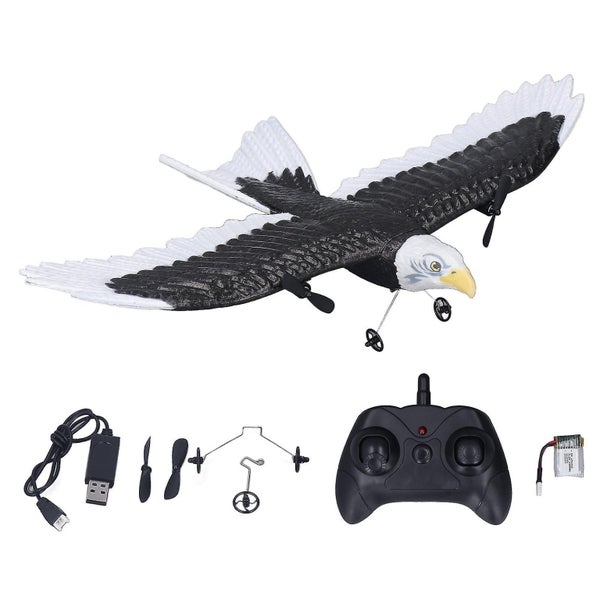 Remote Control Eagle Fixedwing Aircraft Bald Eagle Foam Glider Childrens Electr Carousel 1