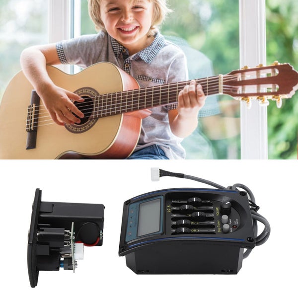 acoustic guitar 5 band eq equalizer chromatic tuner 5 band equalizer acoustic Carousel 9