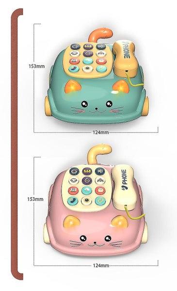 Baby Telephone Toy Educational Toy Light Music Toy Multifunction Toy Gifts Mult Carousel 2