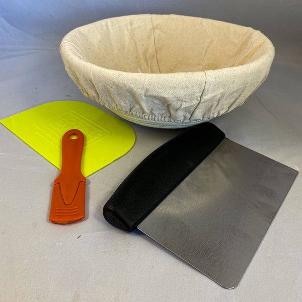 Bread Makers Starter Kit - Round 22cm Banneton bread proofing baskets Carousel 1