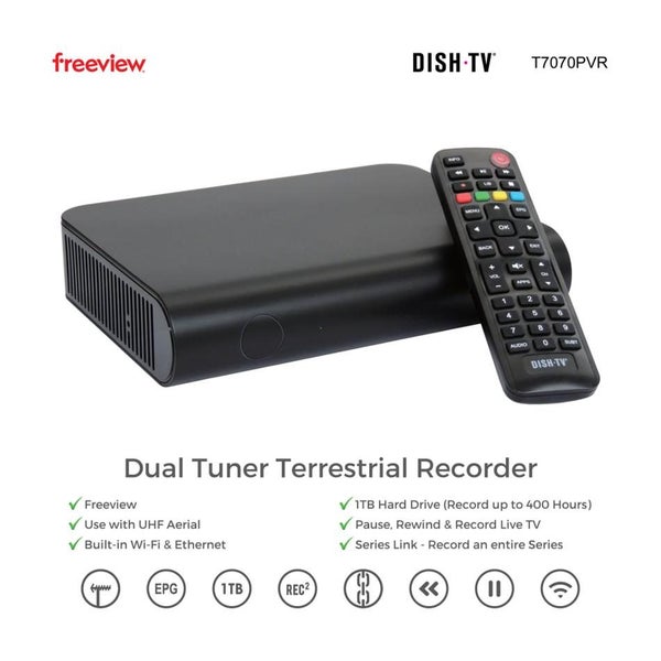 DishTV T7070PVR Terrestrial Freeview Recorder - Black (T7070PVR) Carousel 5