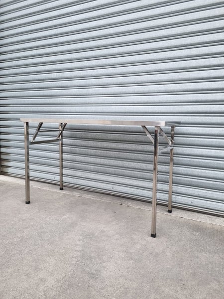 Foldable Stainless Steel Bench 1800 x 600 x 900 304 Food Grade Carousel 1
