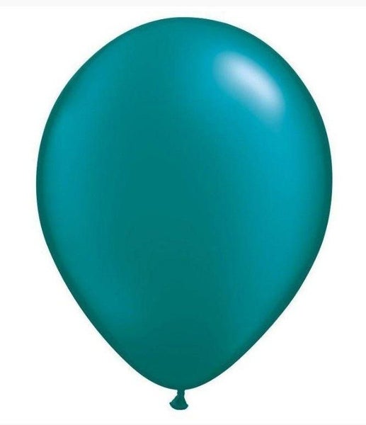 Party Matte Balloons 100 Pack 25Cm - Teal Carousel 1
