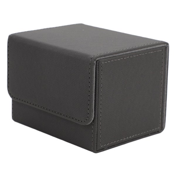 card deck case Card Deck Box Magnetic Flap Lid Large Capacity PU Leather Card Carousel 1