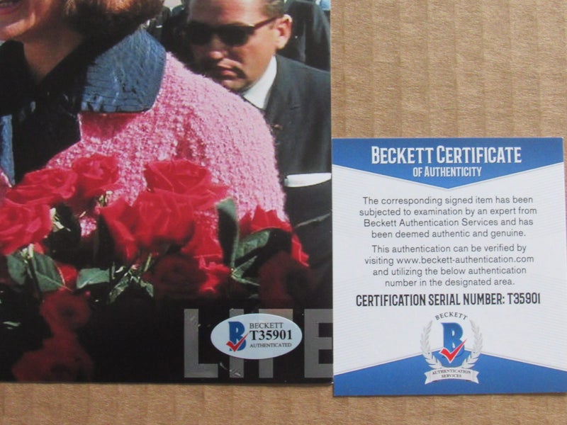 Clint Hill "JFK Secret Service Agent" signed large Photograph +Authentication Carousel 2
