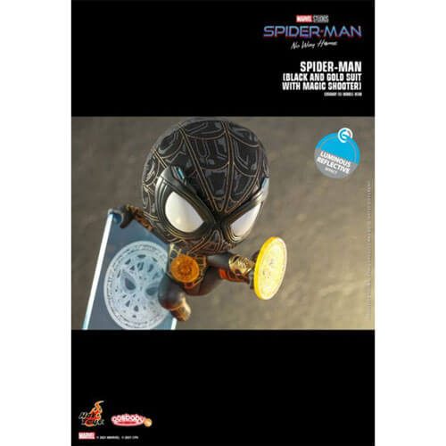 Spider-Man Black & Gold Suit with Magic Shooter Cosbaby Carousel 2