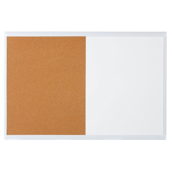 Dualboard - Corkboard & Whiteboard 600mm x 900mm Carousel 1