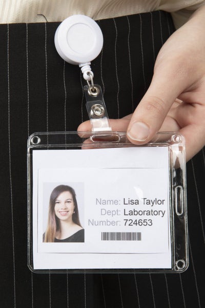 Rexel Id Card Holder Portrait & Landscape 105mm x 90mm, 10 Pack (Holds cards ... Carousel 2