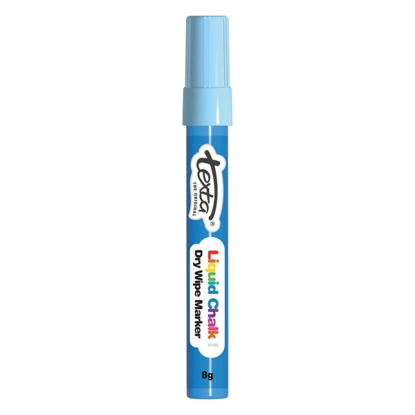Texta Liquid Chalk Marker Bullet Dry Wipe Blue Carousel 1