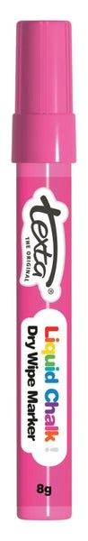 Texta Liquid Chalk Marker Bullet Dry Wipe Pink Carousel 2