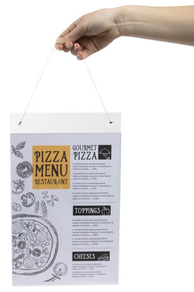 Esselte A4 Wall Sign / Menu Holder - Portrait Carousel 2