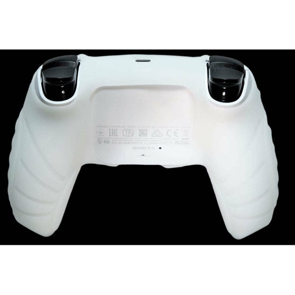 Silicone Cover Compatible For PS5 Controller Case Skin - Clear White Ultra Grip Carousel 3