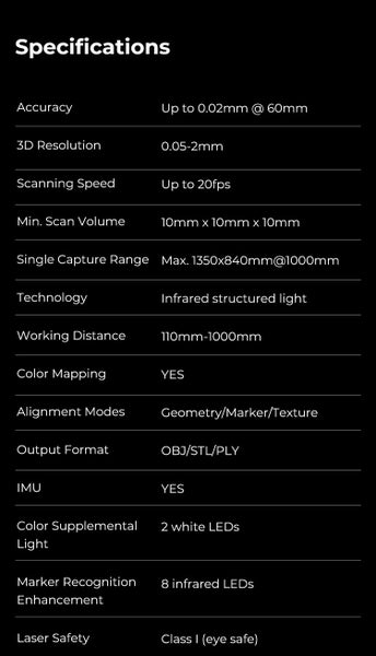 Creality CR Scan Otter Ultra High Precision Handheld 3D Scanner Carousel 20