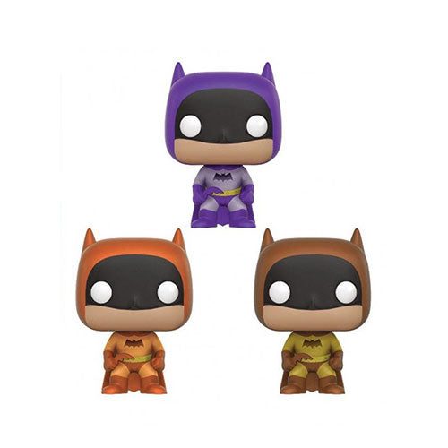 Batman Brown, Purple & Orange US Pocket Pop! 3 Pack Carousel 2