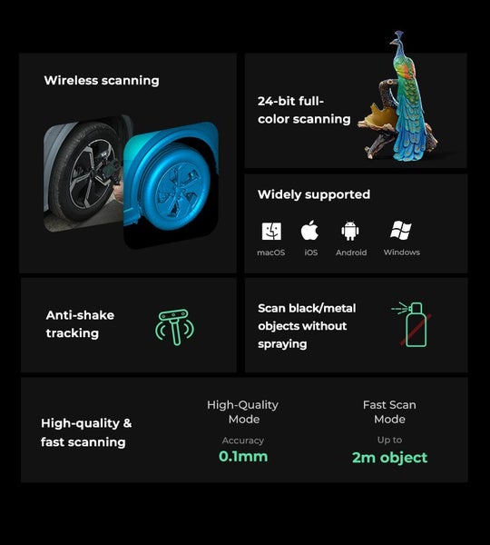 Creality SCAN Ferret Pro 3D Scanner Carousel 2