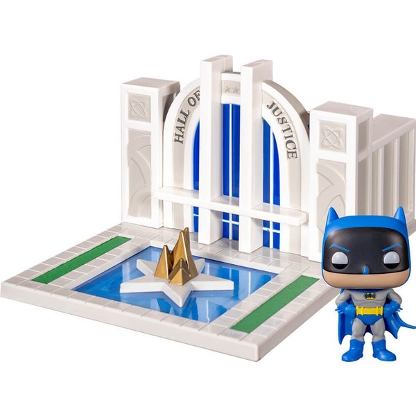 Batman w/ Hall of Justice 80th Anniversary Pop! Town Carousel 1
