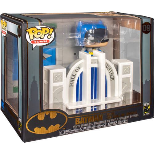 Batman w/ Hall of Justice 80th Anniversary Pop! Town Carousel 2
