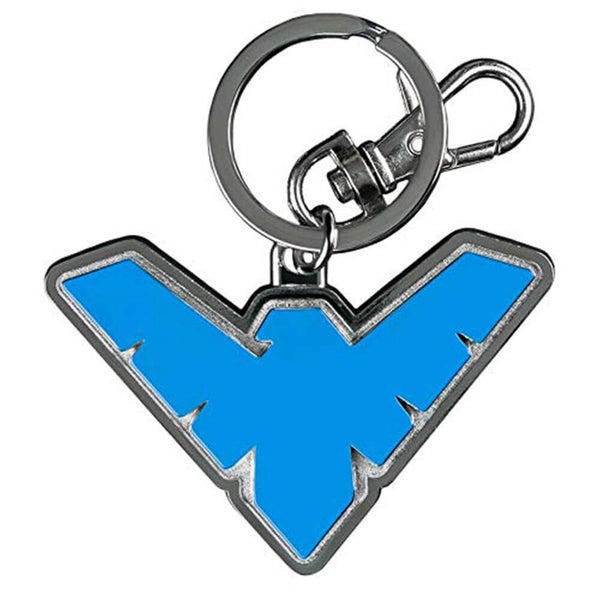 Batman Nightwing Logo Colour Enamel Keychain Carousel 1