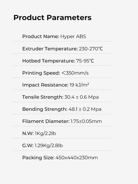 Creality Hyper ABS - ORANGE Carousel 12
