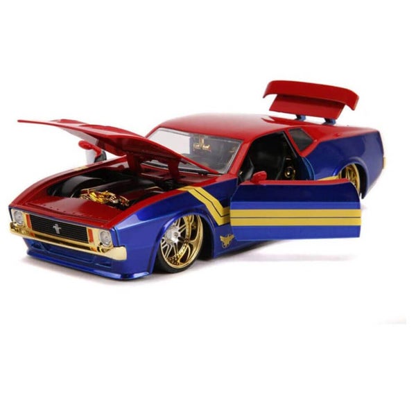 Cap Marvel 1973 Ford Mustang Mach 1 1:24 Hollywood Ride Carousel 1