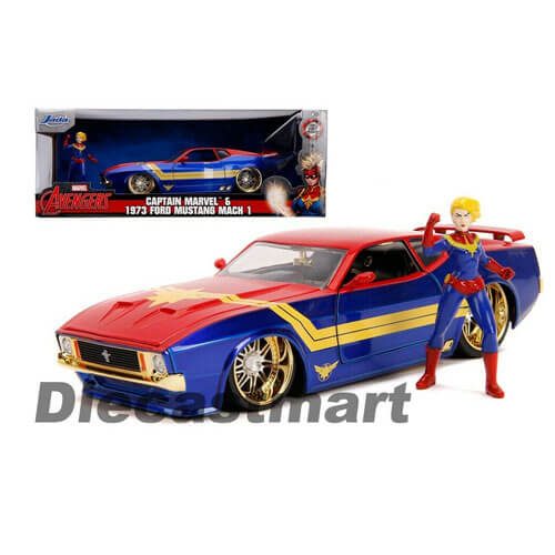 Cap Marvel 1973 Ford Mustang Mach 1 1:24 Hollywood Ride Carousel 2