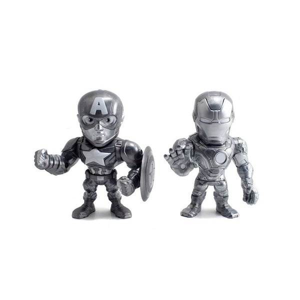 Captain America 3 Civil War & Iron Man US 4" Bare Metal 2Pk Carousel 1