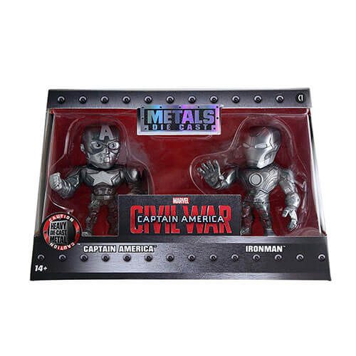 Captain America 3 Civil War & Iron Man US 4" Bare Metal 2Pk Carousel 2