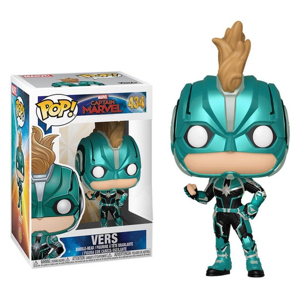 Captain Marvel Vers Masked US Exclusive Pop! Vinyl Carousel 1