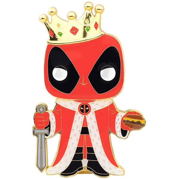 Deadpool King Deadpool 4" Pop! Enamel Pin Carousel 1