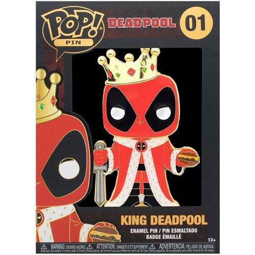 Deadpool King Deadpool 4" Pop! Enamel Pin Carousel 2