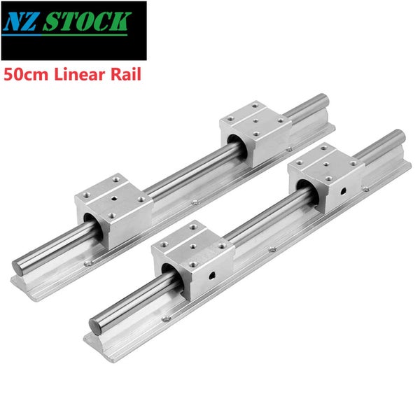 Linear Rail Kit|2*SBR20-50cm Linear Slide Guide Rail with 4SBR20UU Bearing Block Carousel 1