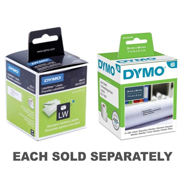 Dymo Labelwriter Address Label White (2 Rolls) Carousel 2