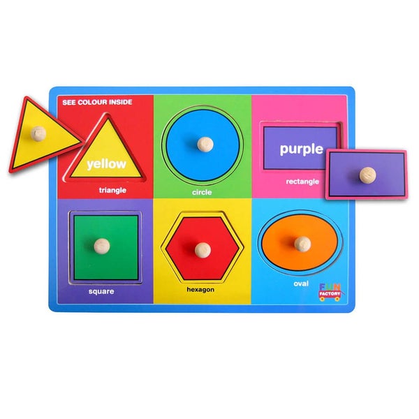 Fun Factory Wooden Puzzle with Knobs Carousel 1