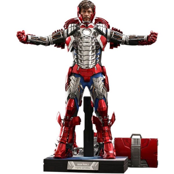Iron Man 2 Tony Stark Mark V Deluxe 1:6 12" Action Figure Carousel 1