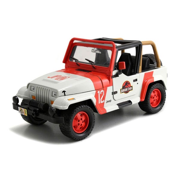 Jurassic World '92 Jeep Wrangler 1:24 Scale Hollywood Ride Carousel 1